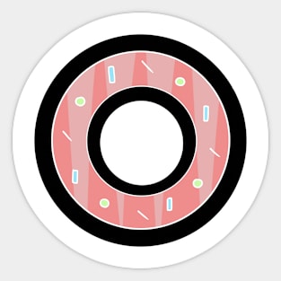 Pink Donut Sticker